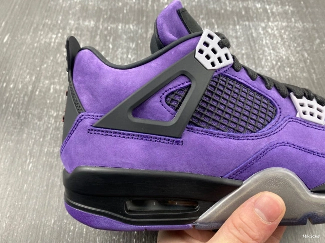 Reps TBK Suede Travis Scott 4 Jordan x Purple Air 0804